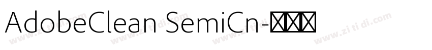 AdobeClean SemiCn字体转换